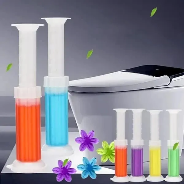 Toilet Cleaner Gel Plastic Flower Gel